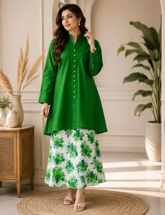 🇵🇰 14 August Special | Women's Premium Cotton Printed 2 Pcs Co-Ord Set