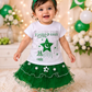 14 August Girls Fancy Embroidered 2-Piece Shirt & Trouser Set