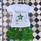 14 August Girls Fancy Embroidered 2-Piece Shirt & Trouser Set